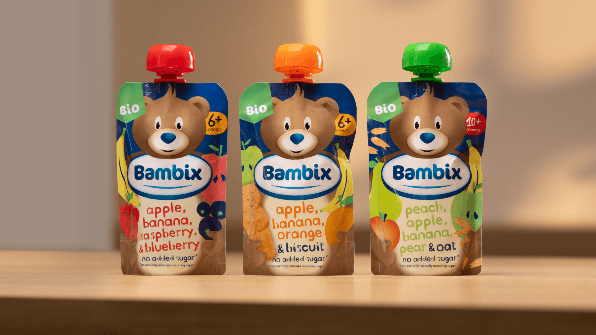 100% remboursé : gourdes de fruits bio Bambix